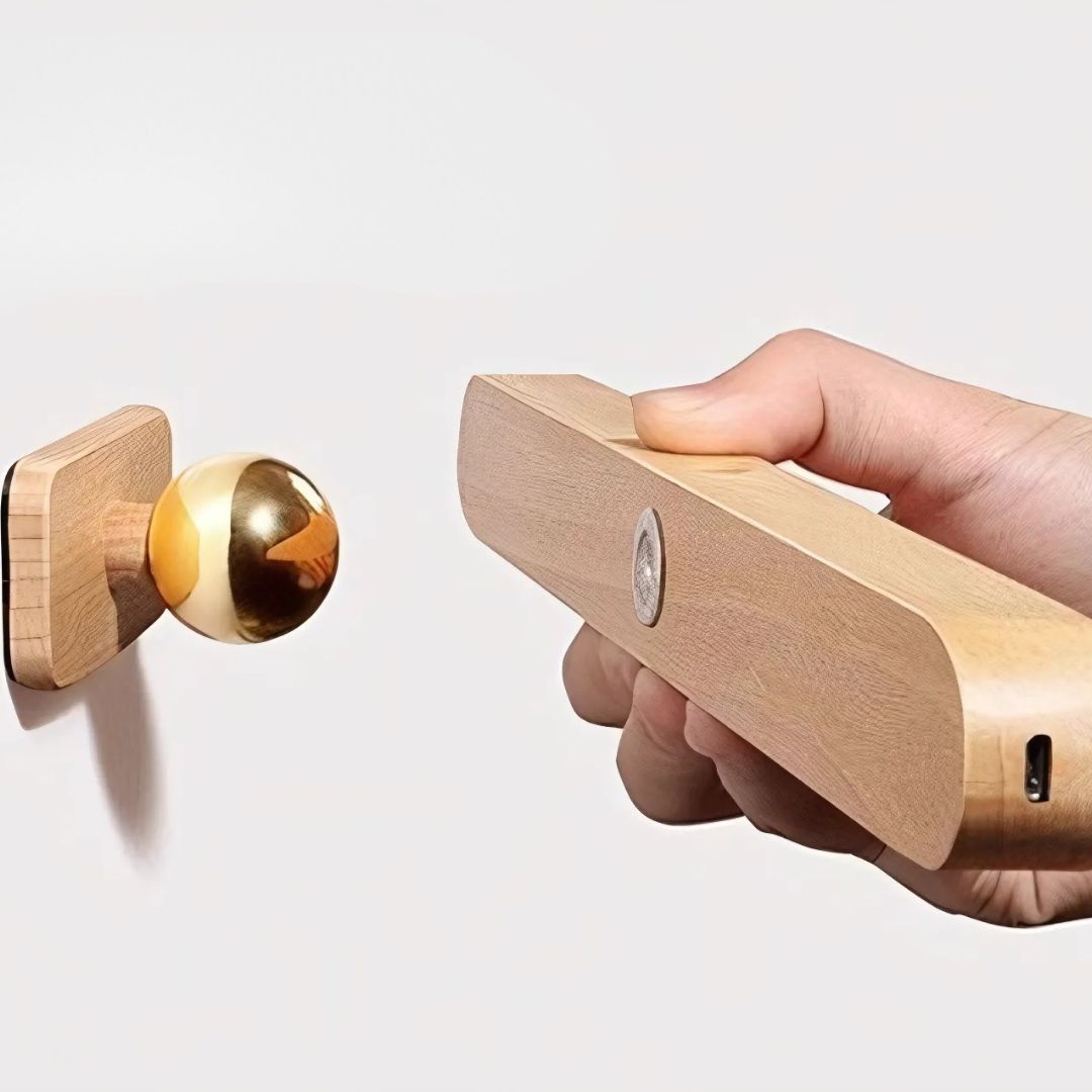 Lampada LED Ricaricabile Wooden