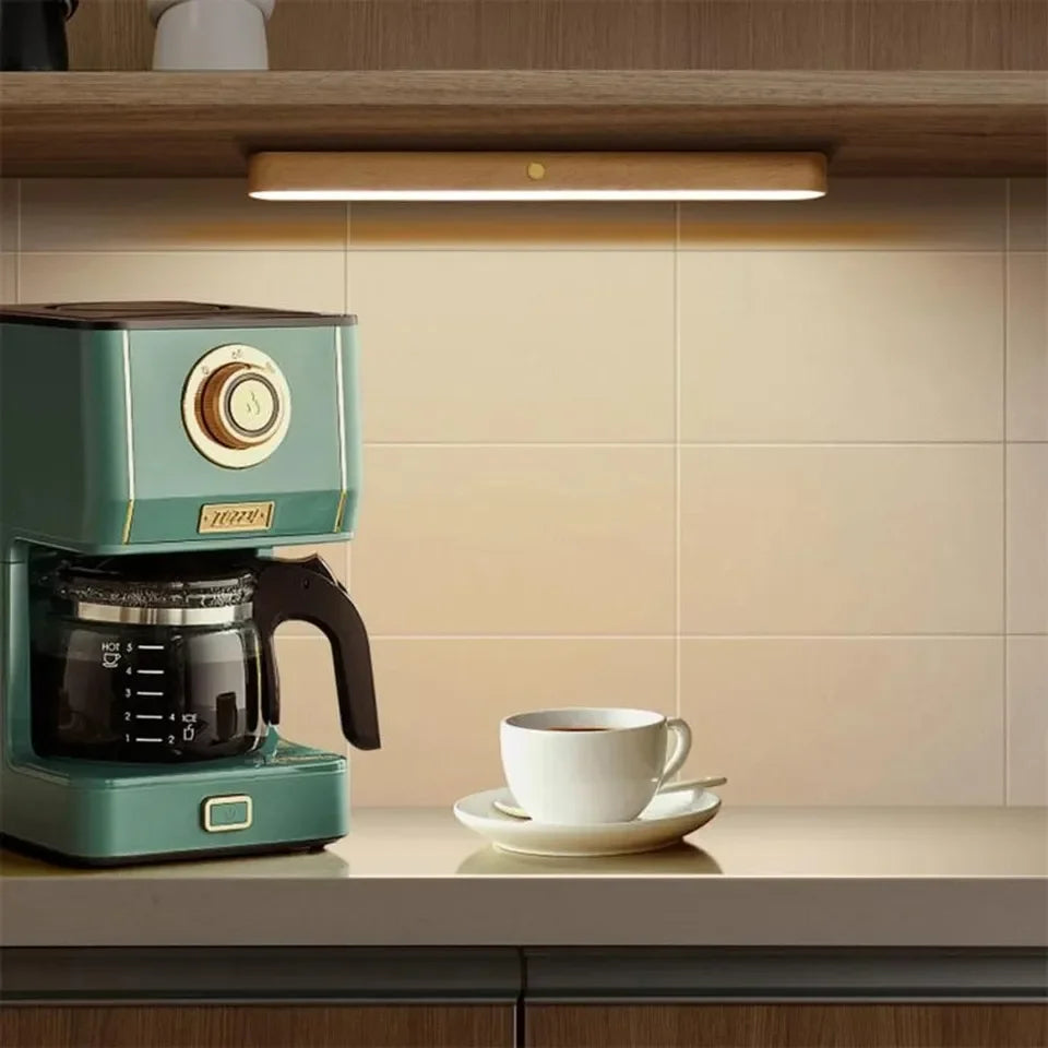 Lampada LED Ricaricabile Wooden