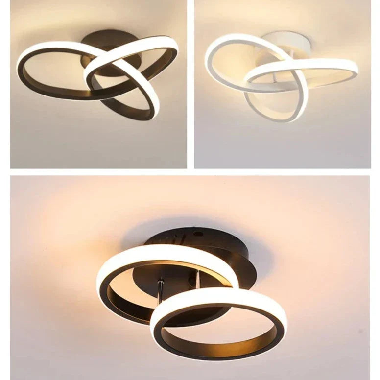 Lampada da Soffitto LED Contemporanea con 3 Tonalità di Luce