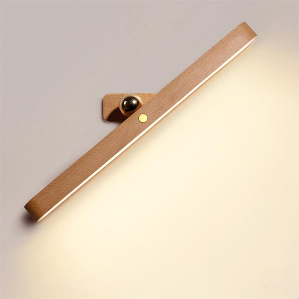 Lampada LED Ricaricabile Wooden
