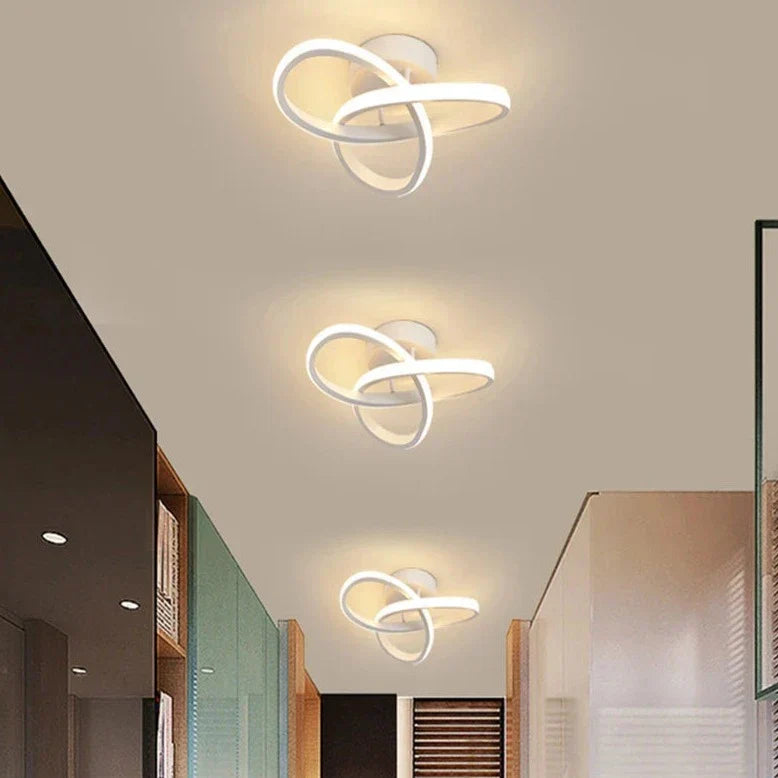 Lampada da Soffitto LED Contemporanea con 3 Tonalità di Luce